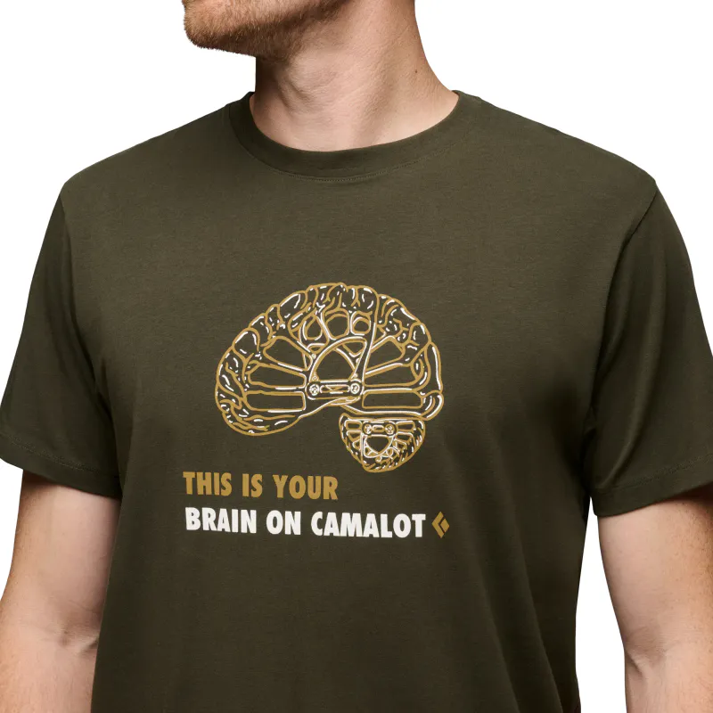 Black Diamond Brain On Camalot Tee M's dark moss