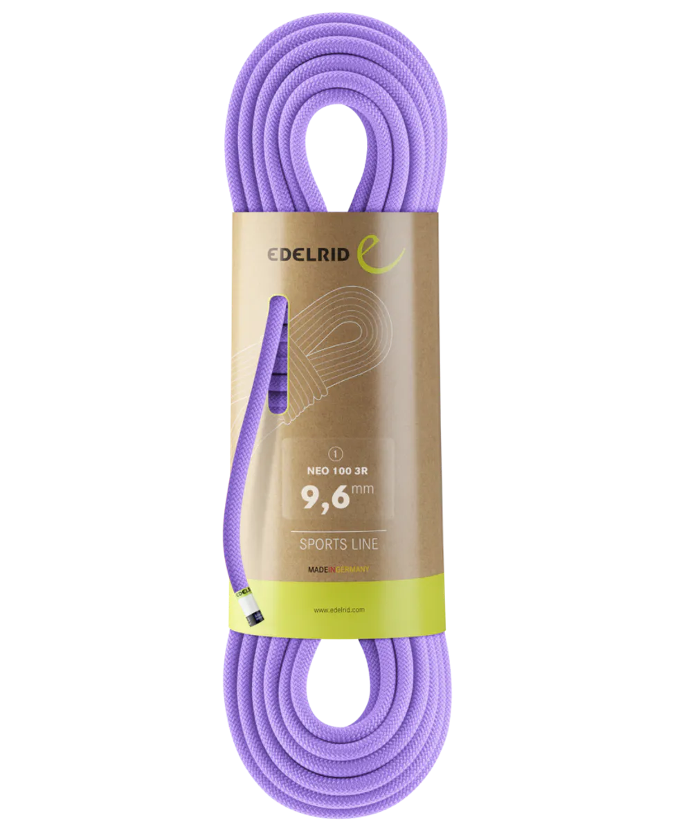 Edelrid Neo 100 3D 9.6mm 70 meter lavendel