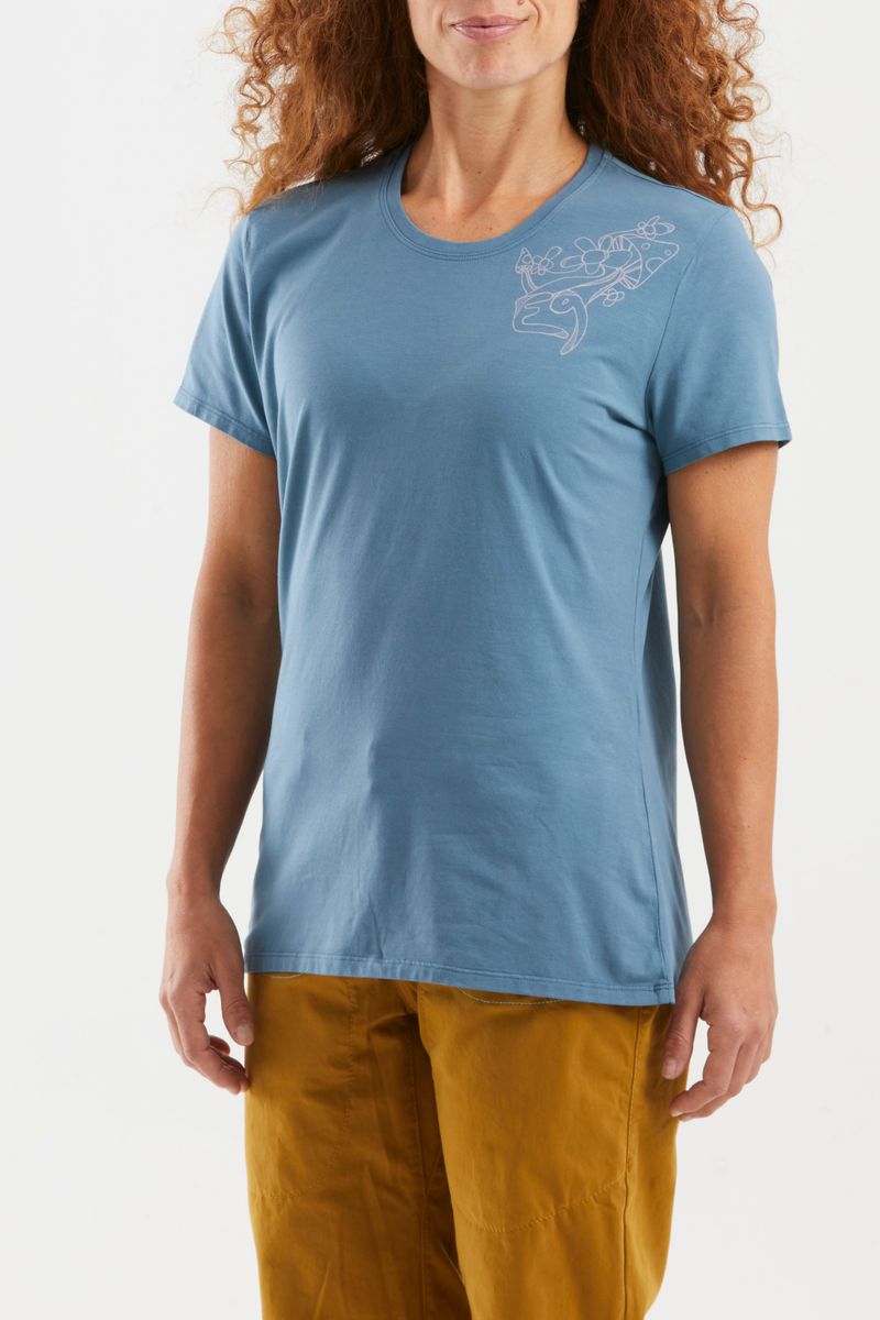 E9 Mush Tee steel blue