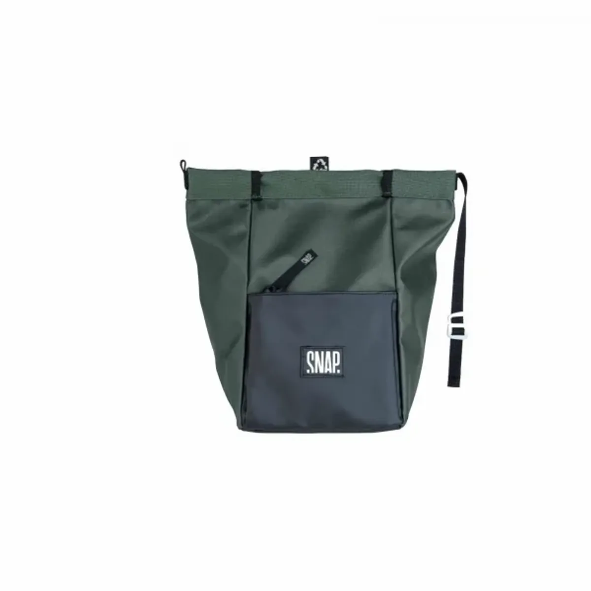 Snap Big Chalk Bag TPU dark khaki & black