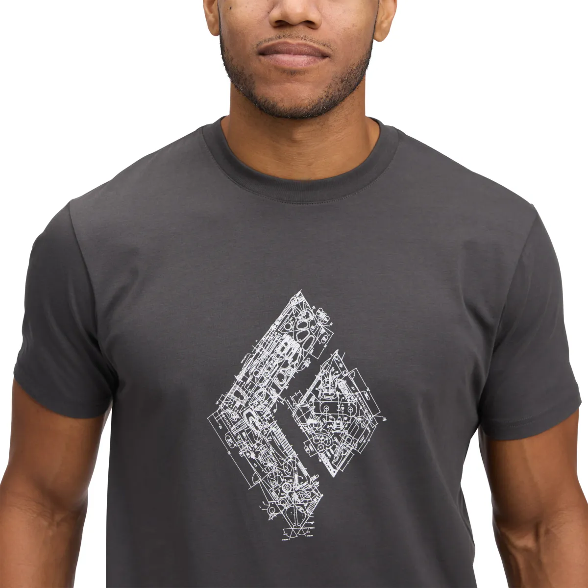 Black Diamond Engineered Diamond Tee M's anthracite