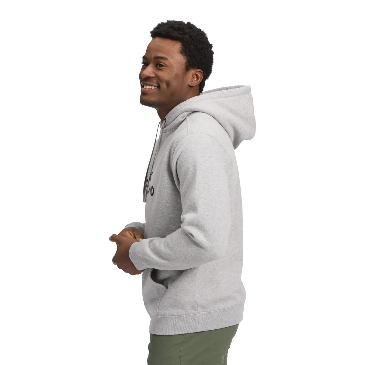 Black Diamond Mini Stacked Pullover Hoody M's nickel heather