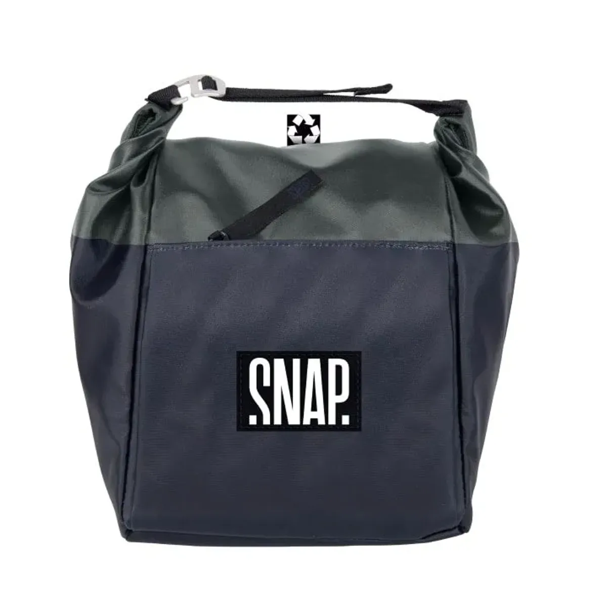 Snap Big Chalk Bag TPU dark khaki & black