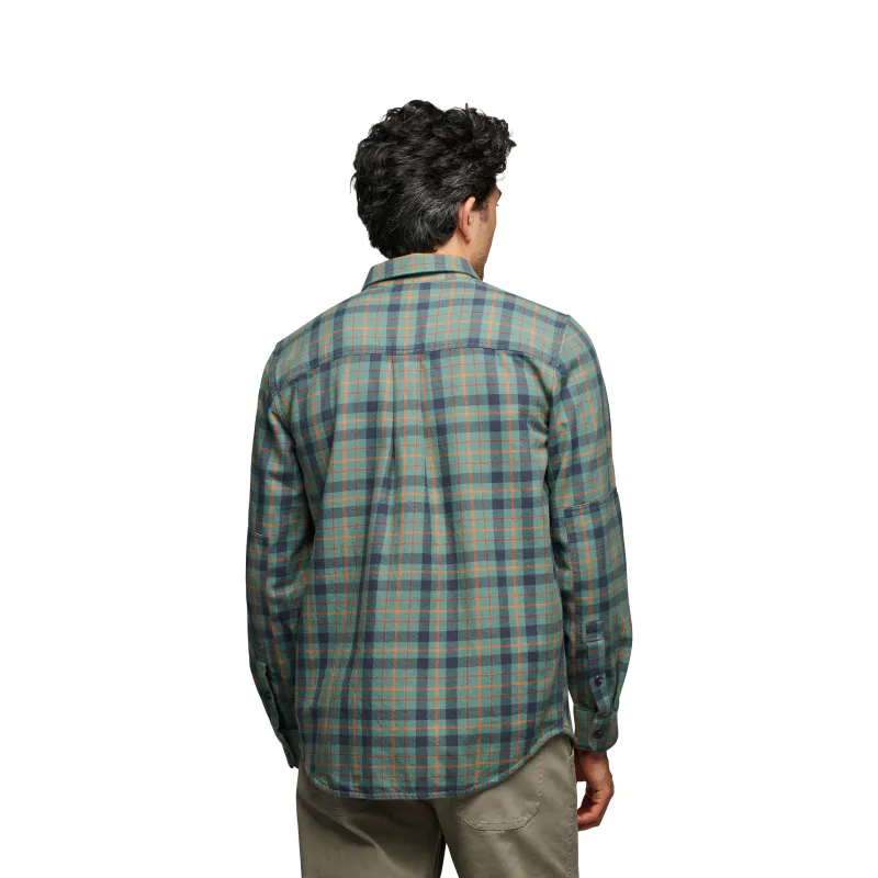 Black Diamond M Project Twill Long Sleeve Shirt laurel green-charcoal