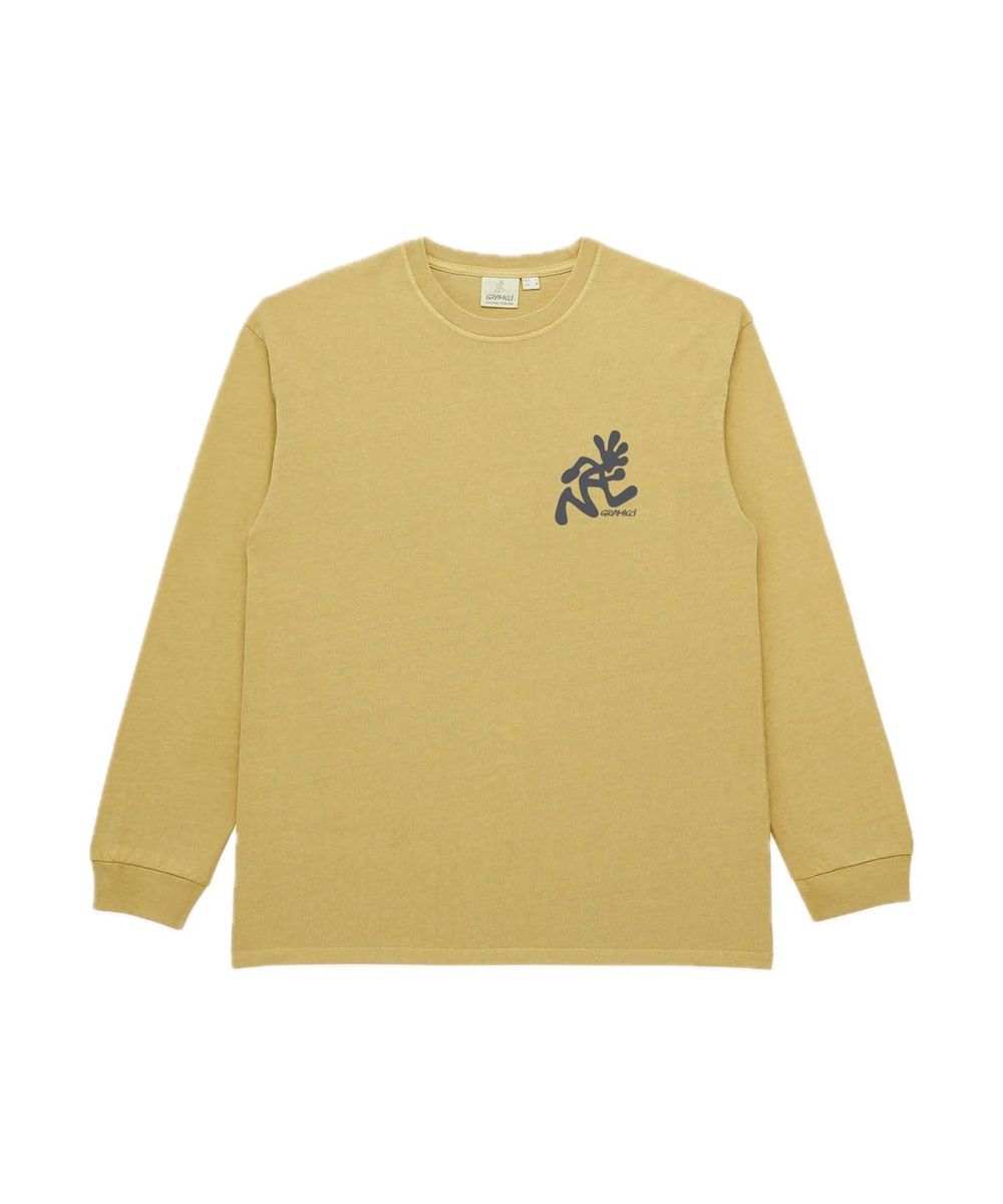 Gramicci Running Man L/S Tee Pigment Dyed sulphur pigment