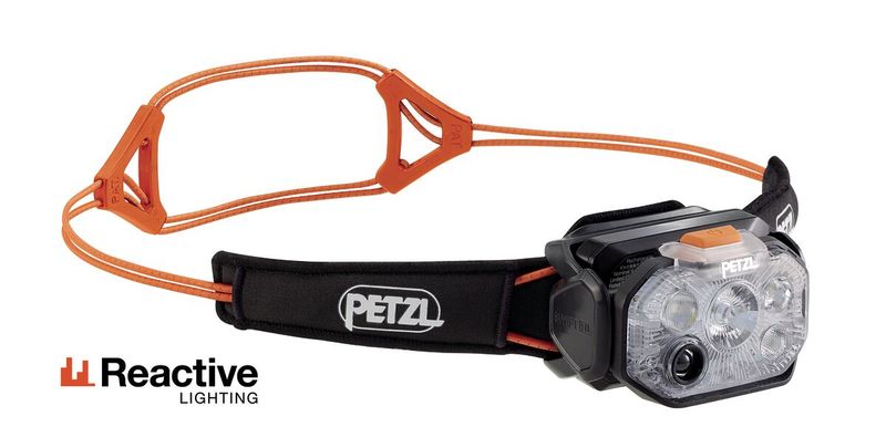 Petzl Swift® RL black/orange (1200 lumen)