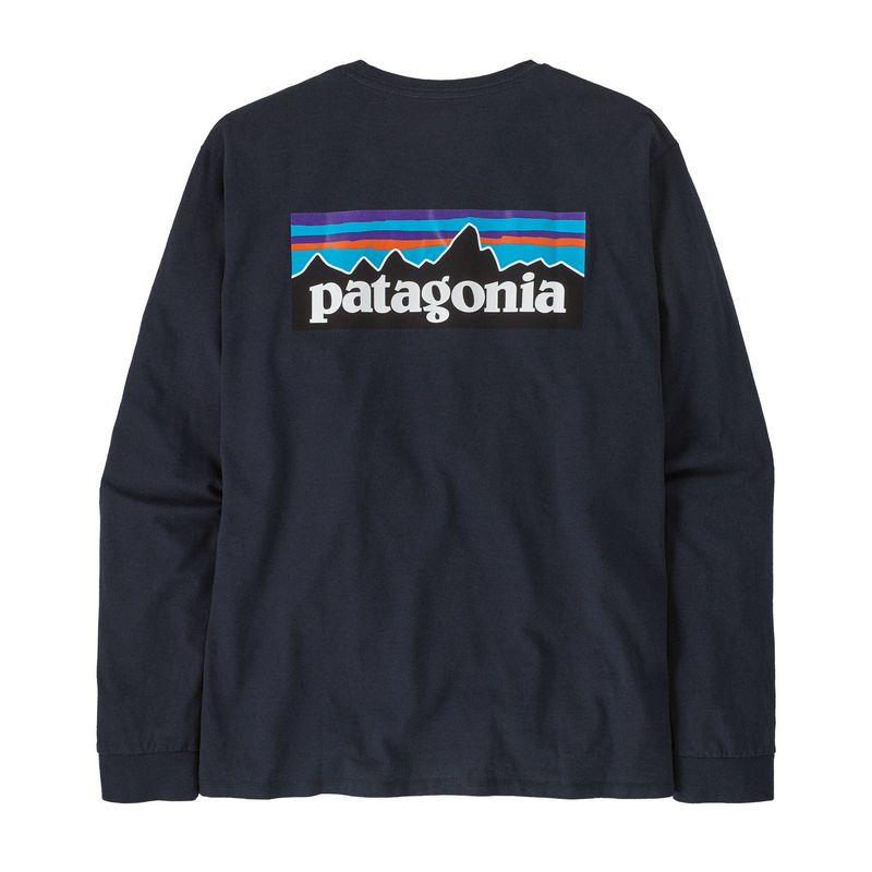 Patagonia L/S P-6 Logo Responsibili-Tee M's new navy