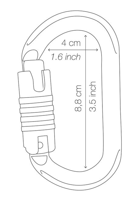 Hovedbilde Petzl Oxan Triact-Lock steel