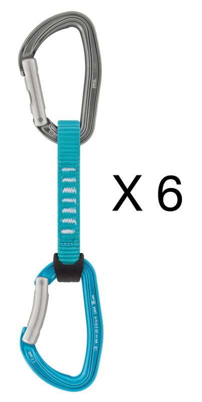 Petzl Djinn Axess turquoise 6-pack