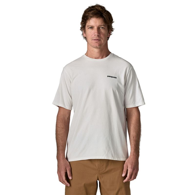 Patagonia P-6 Logo T-Shirt M's fiber white