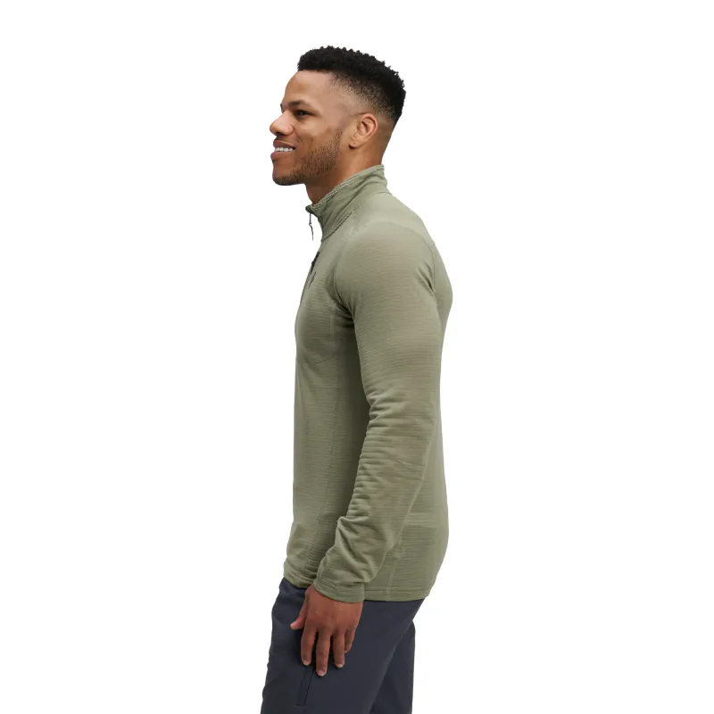 Black Diamond Coefficient LT Quarter Zip Pullover M's pine smoke