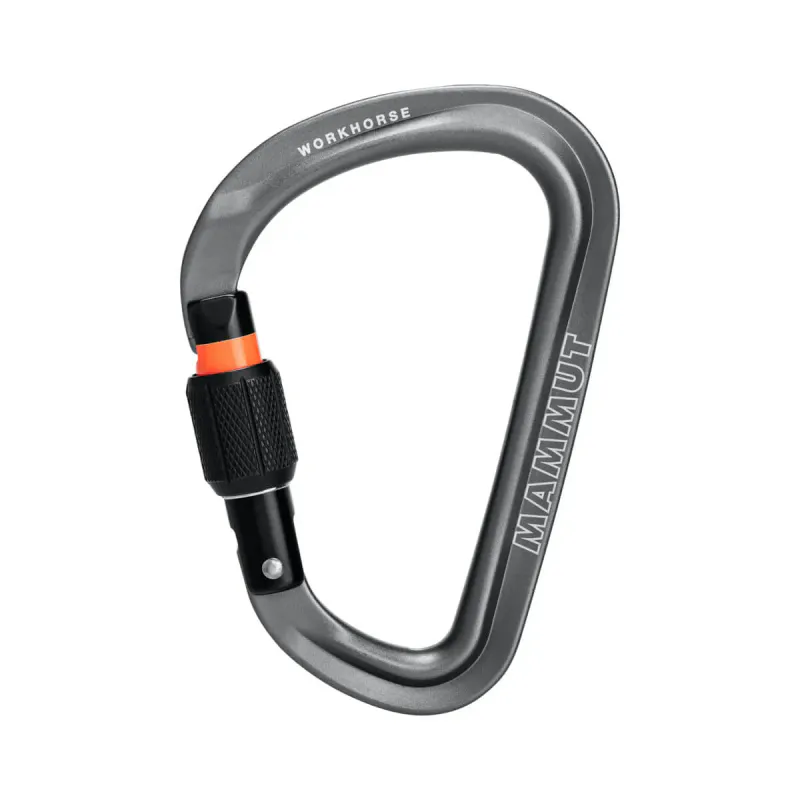Mammut Workhorse HMS Screwgate carabiner grey