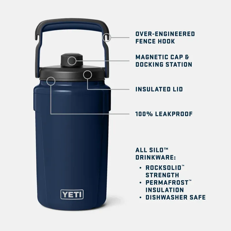 Yeti Silo 1/2 G Jug black (1890ml) 