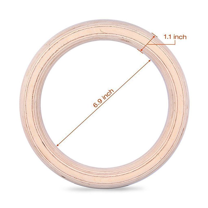Y&Y Gym Rings Wood