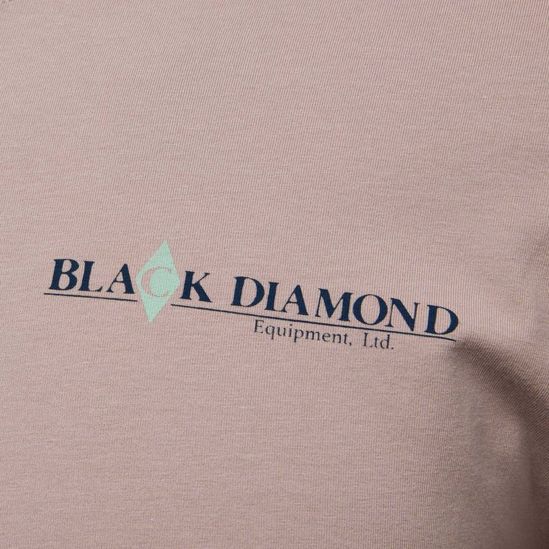 Black Diamond M Heritage Wordmark Longsleeve Tee pale mauve