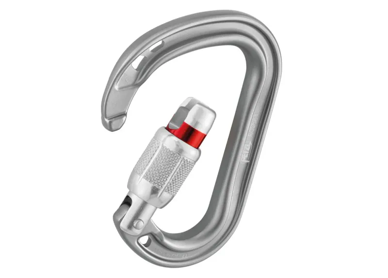Petzl Rocha Screw-Lock gray