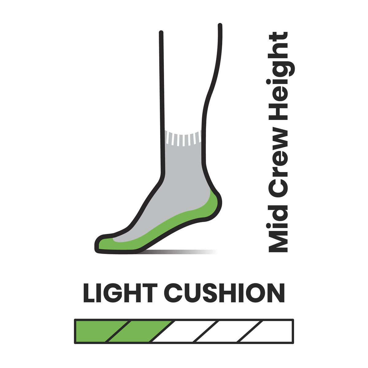 Smartwool Performance Hike Light Cushion Crew military olive-fossil