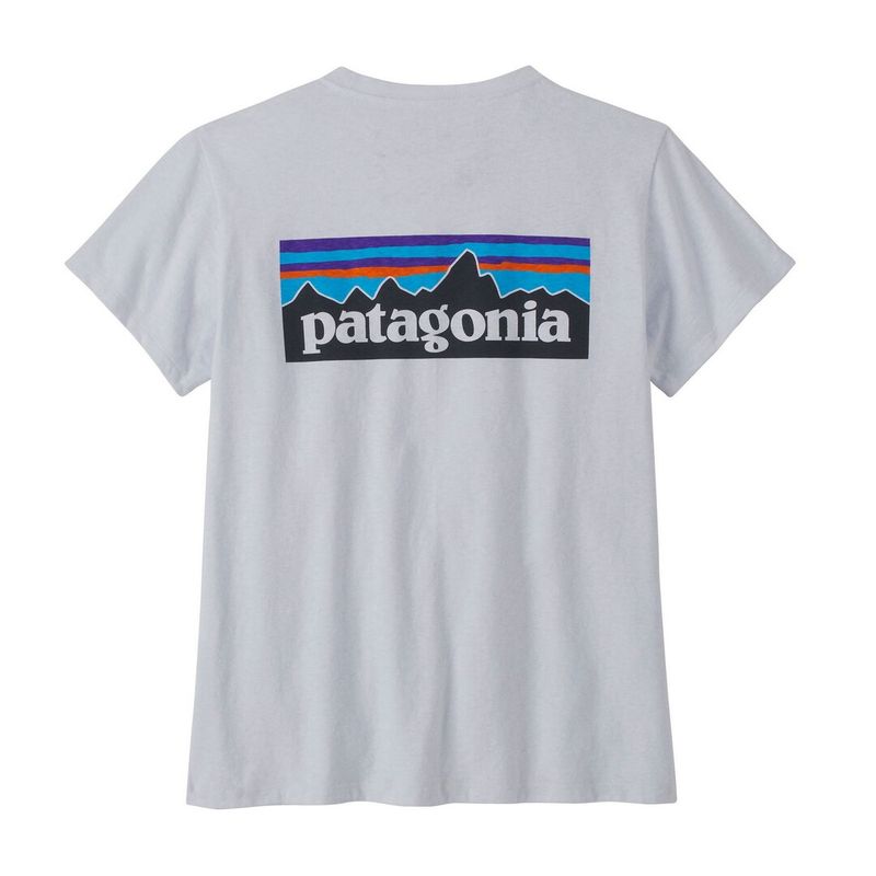 Patagonia P-6 Logo Responsibili-Tee W's white