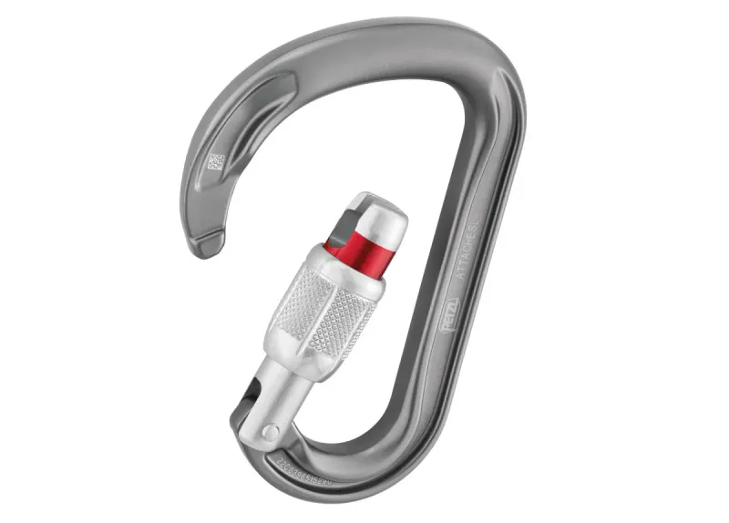 Petzl Attache Screw-Lock gray
