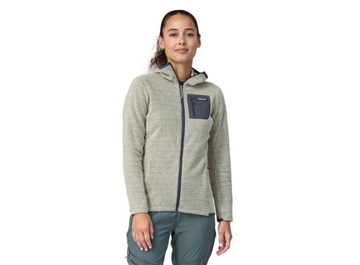 Patagonia W R1 Air Full-Zip Hoody wool white