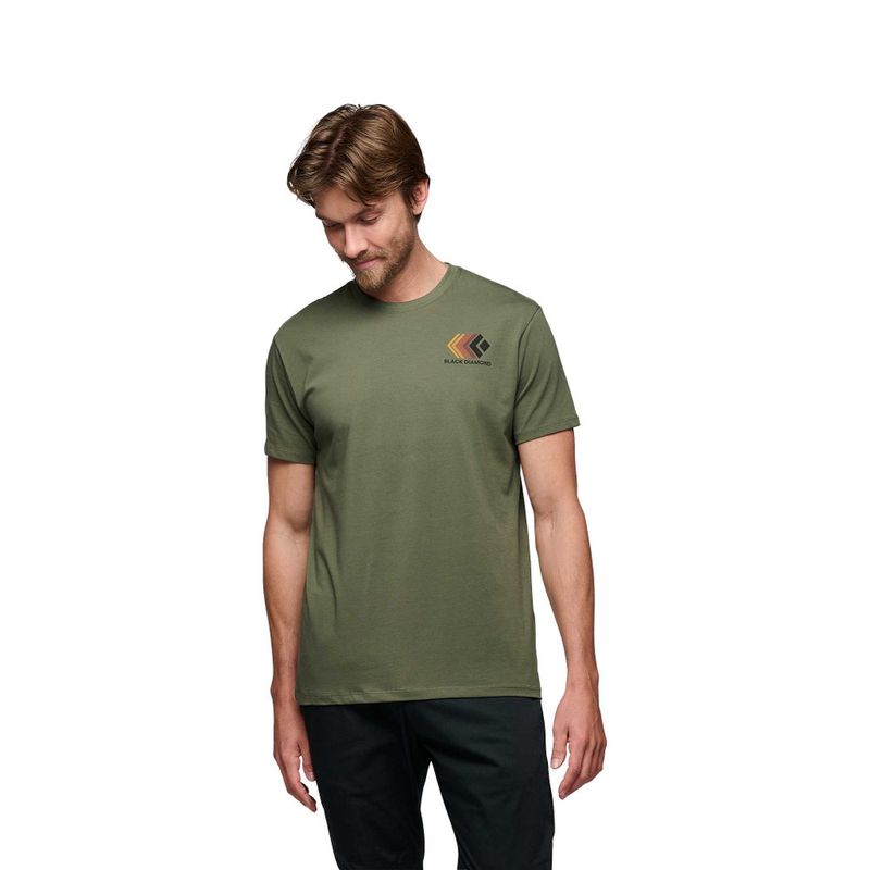 Black Diamond Faded SS Tee M's tundra