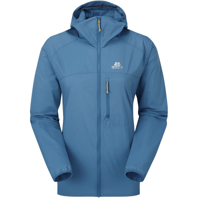 Mountain Equipment Aerofoil Hooded Jacket W's stellar blue
