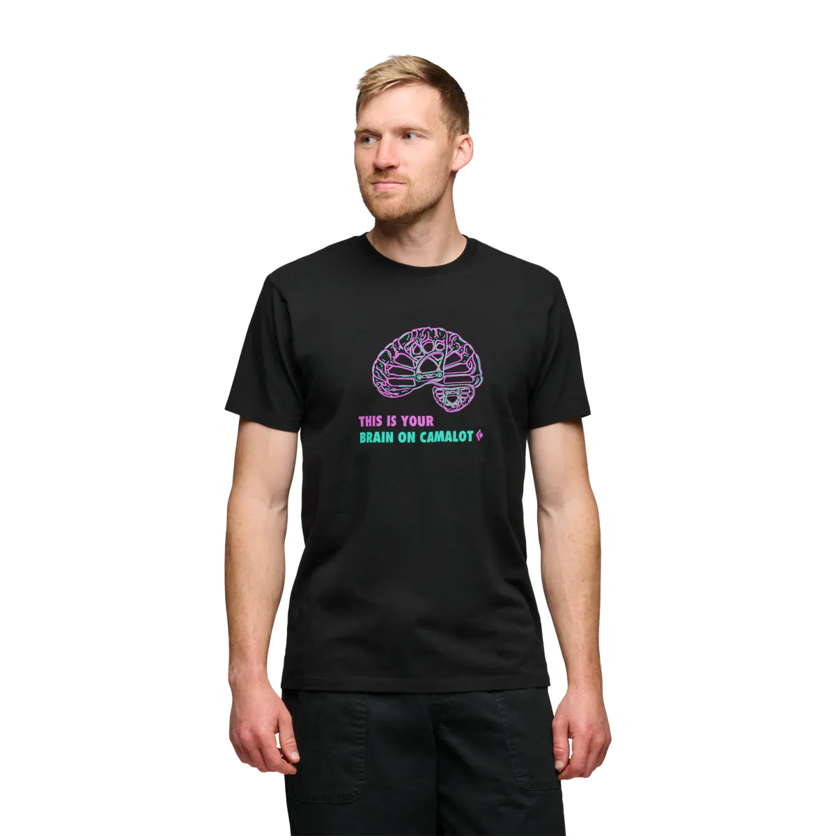 Black Diamond Brain On Camalot Tee M's black