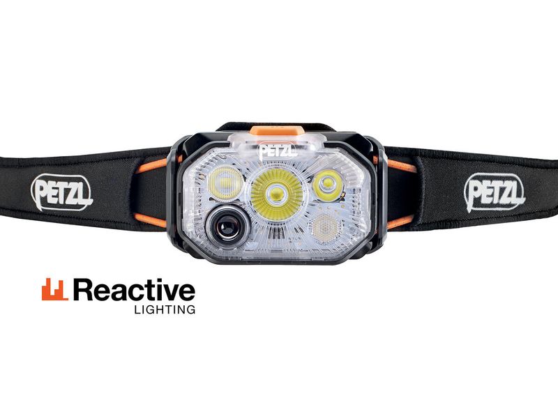 Petzl Swift® RL black/orange (1200 lumen)