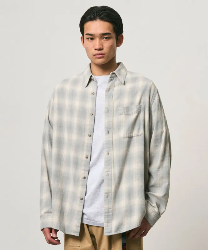 Gramicci Piled Flannel Shirt storm