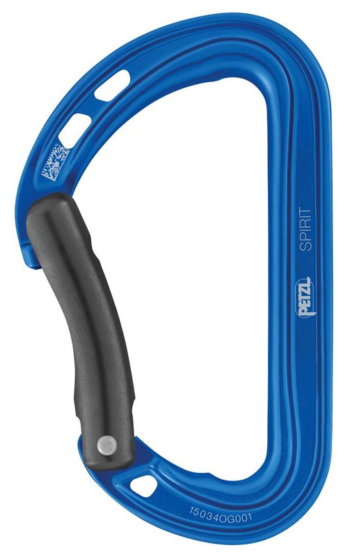 Petzl Spirit Carabiner Bent blue