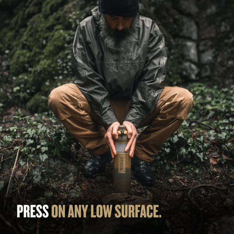 Grayl GeoPress® Purifier Bottle 710ml coyote brown