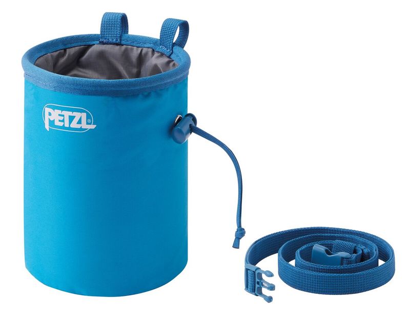 Petzl Bandi Round Chalk Bag bright blue