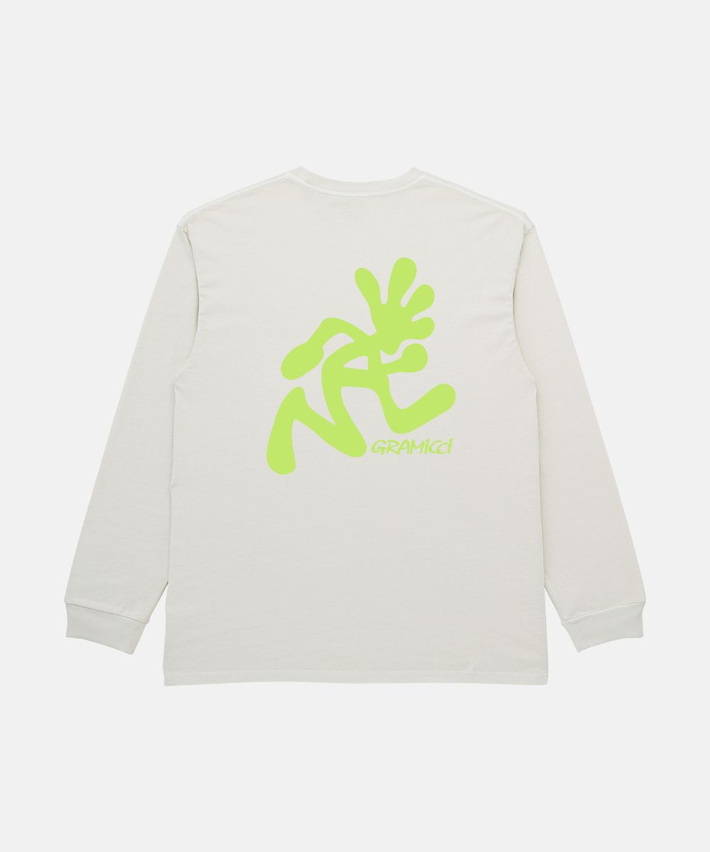 Gramicci Running Man L/S Tee Pigment Dyed natural pigment