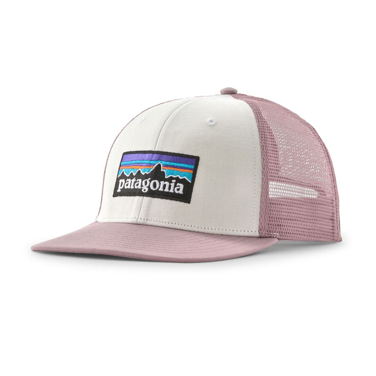 P-6 Logo Trucker Hat white w/quiet violet