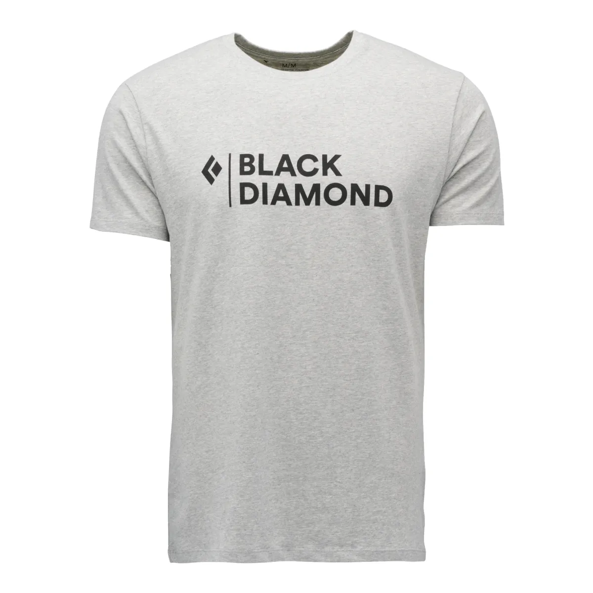 Black Diamond Stacked Logo Tee M's nickel heather 
